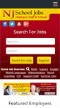 Mobile Screenshot of njschooljobs.com